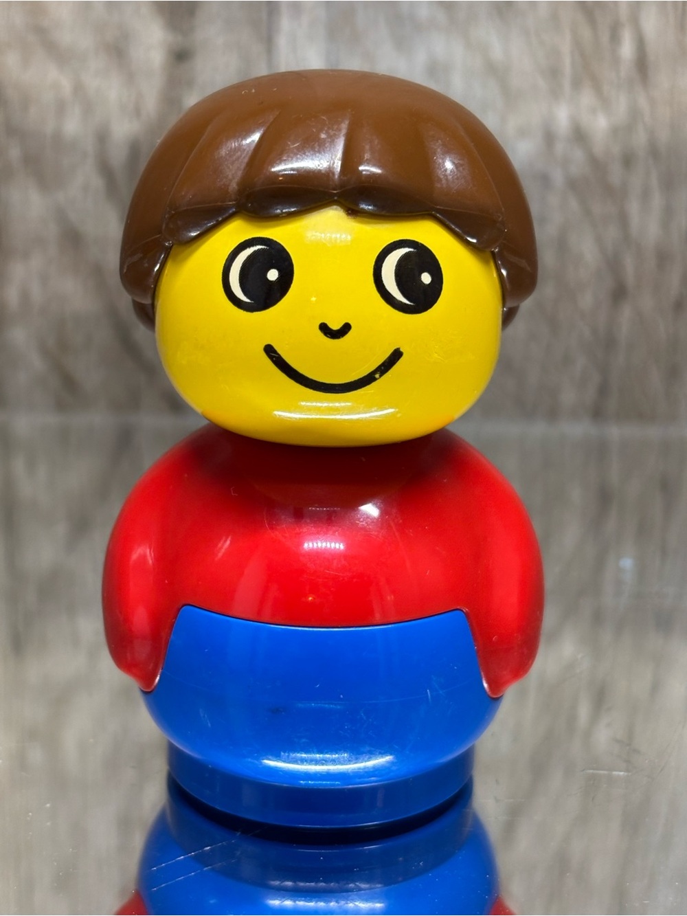 Lego Primo Vintage Duplo PeopleFigure Red Shirt Retired Cake Topper Replacement